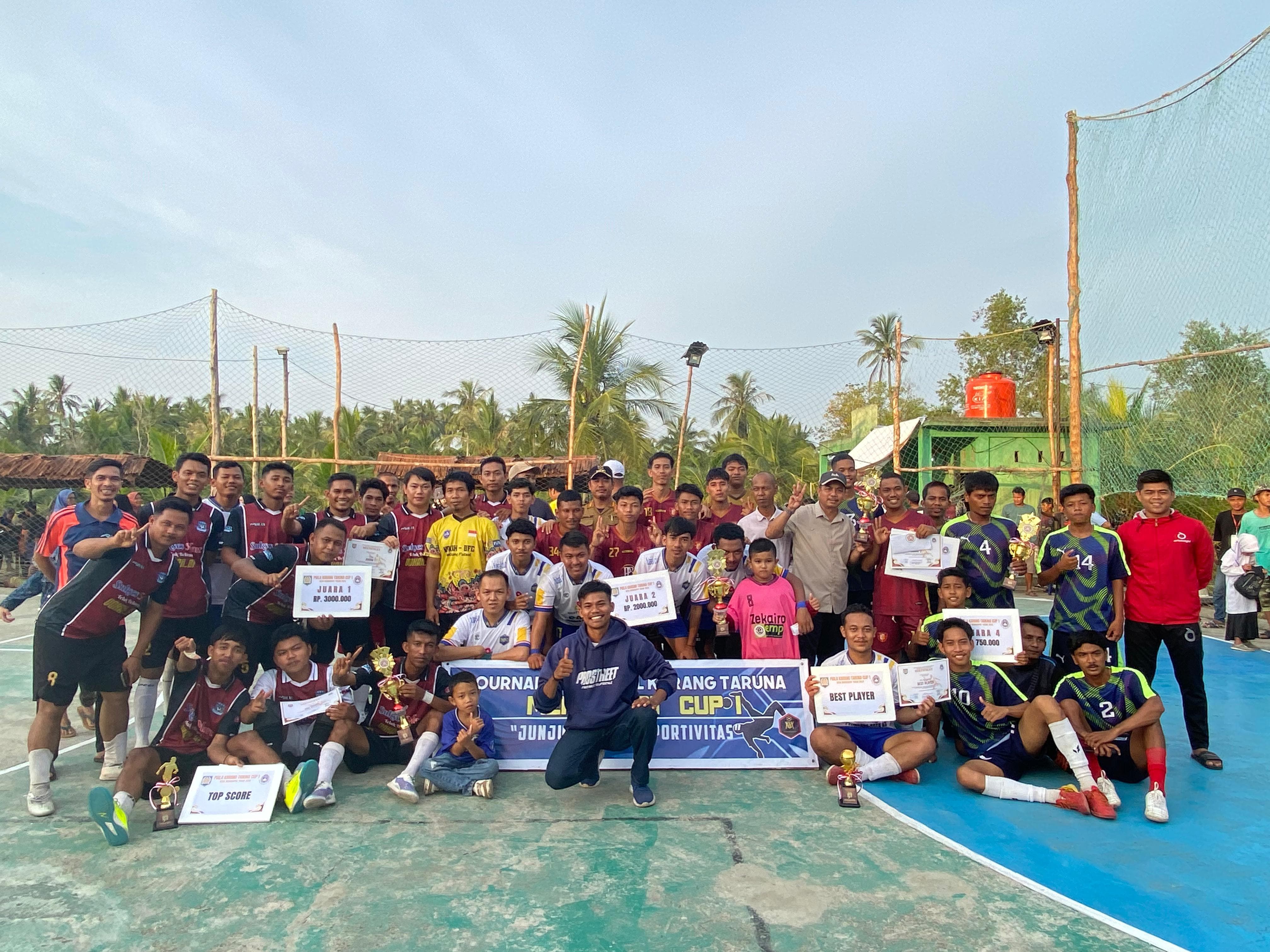 SM Vokah FC Juara, Turnamen Futsal Karang Taruna Cup I Berakhir