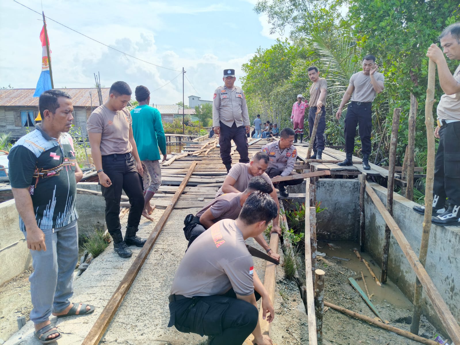 Doa Bersama Digelar Sambut Pembangunan Lanjutan Jembatan Merah Putih Presisi 