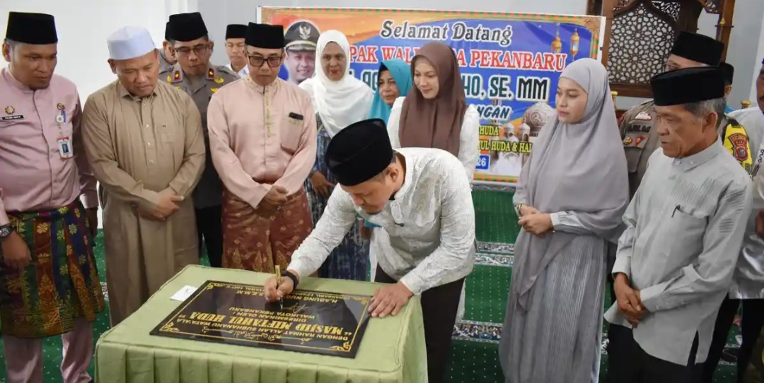 Wako Agung Resmikan Masjid Miftahul Huda