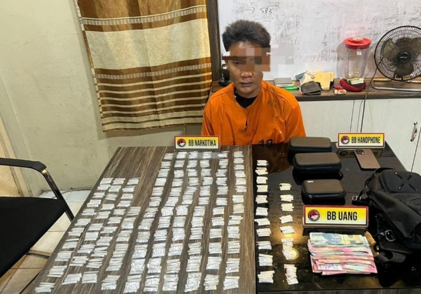 644 Paket Sabu Disita dari Bandar Narkoba di Mandah, IKWM Apresiasi Polres Inhil