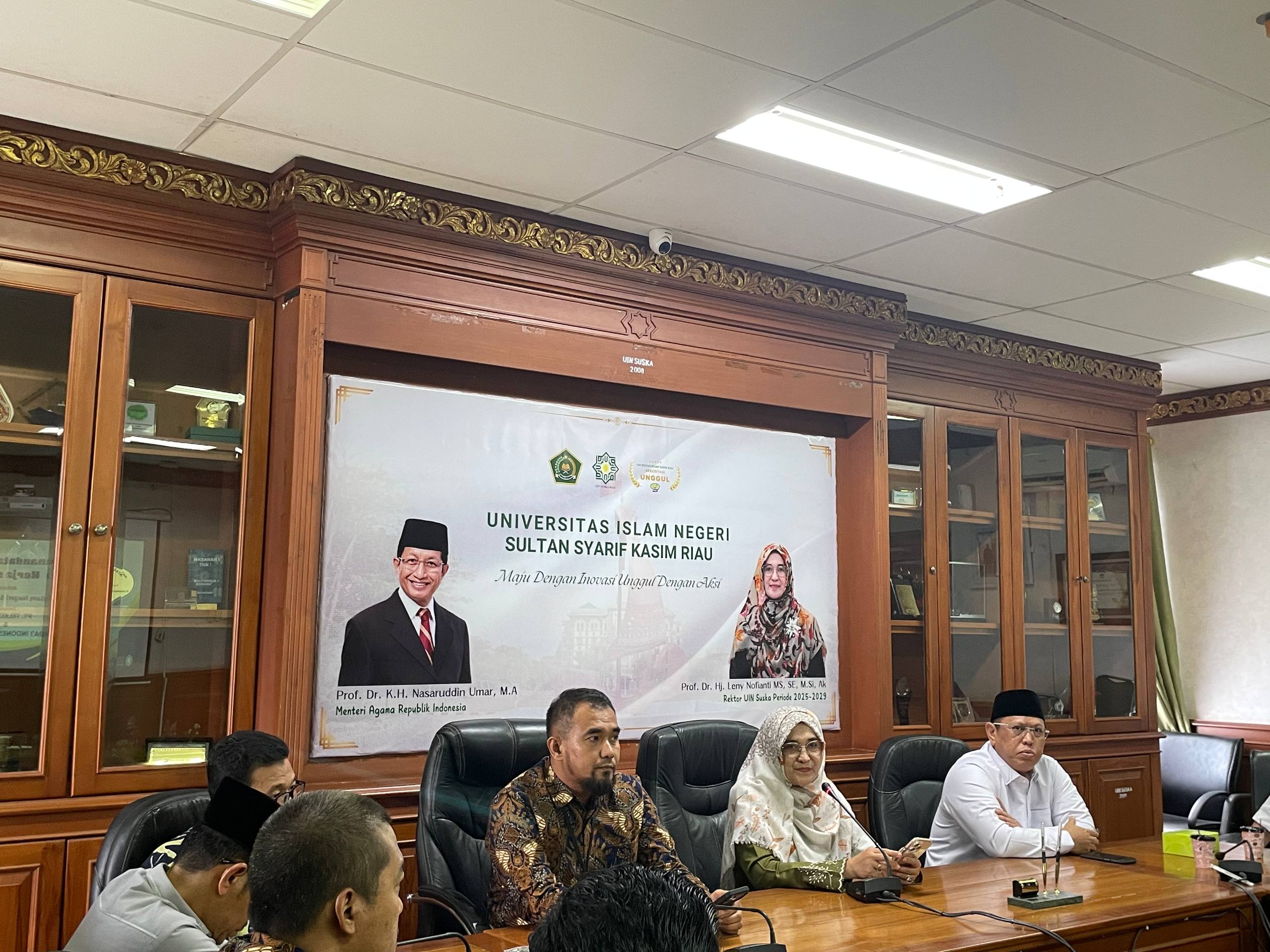 Rektor UIN Suska Riau Sambut Baik Kerja Sama dengan IKADI Riau, Perkuat Pengabdian untuk Masyarakat
