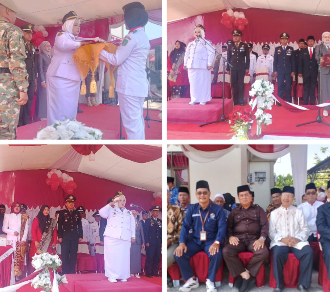Detik-Detik Proklamasi ke-81 RI di Kecamatan Merbau Berlangsung Khidmat