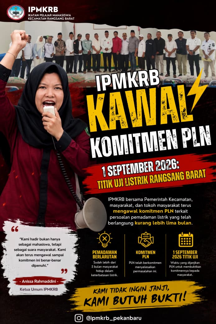 IPMKRB Kawal Komitmen PLN, 1 September Jadi Titik Uji