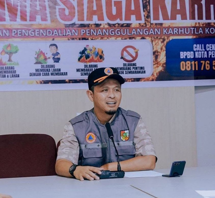 Wali Kota Pekanbaru Pastikan Status Karhutla Turun Menjadi Siaga Darurat