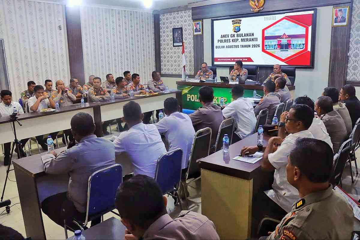 Polres Meranti Perkuat Deteksi Dini Karhutla dan Kerawanan Pilkades 2026