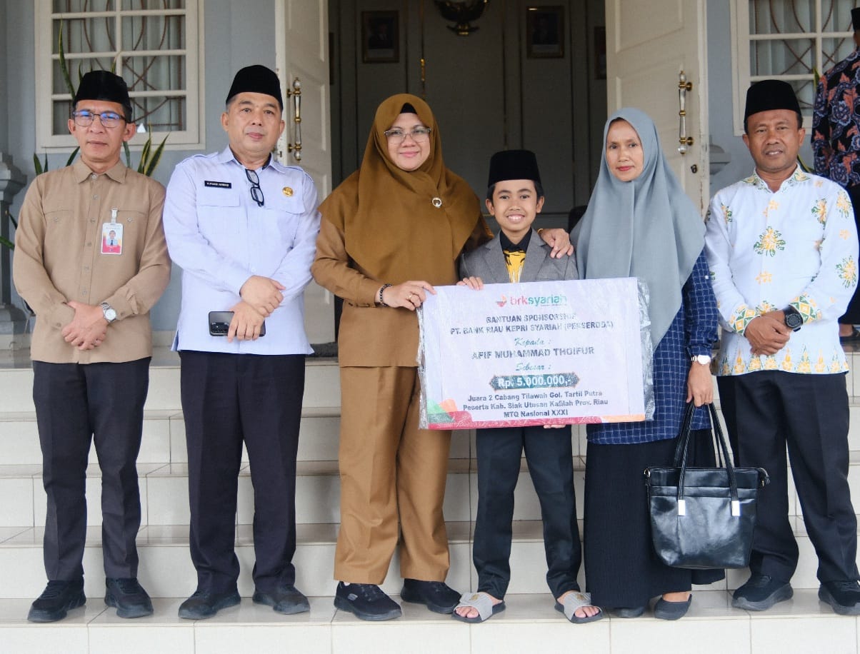 Kafilah Siak Sukses di MTQN 2026, Bupati Siak Beri Hadiah Umrah
