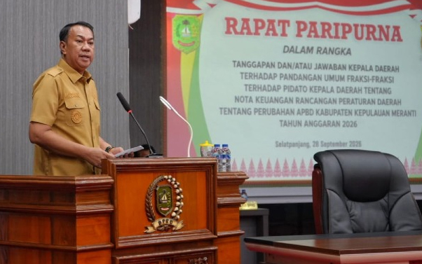 Wabup Meranti Jawab Sorotan Fraksi DPRD, Belanja Pegawai Turun Jadi 36,38 Persen