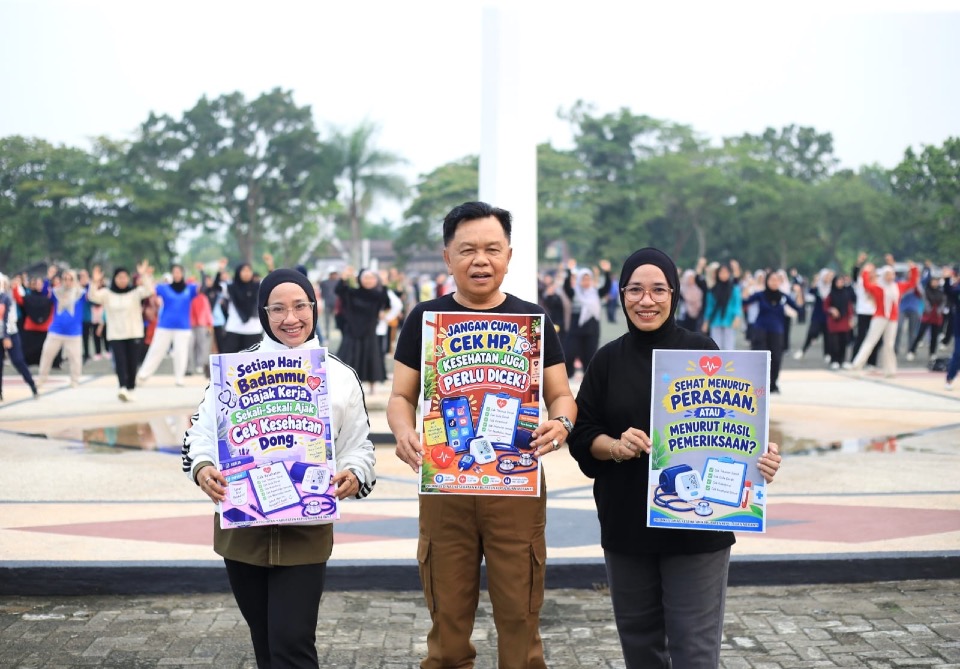 Bupati Asmar Ajak ASN Rutin Periksa Kesehatan dan Terapkan Pola Hidup Sehat