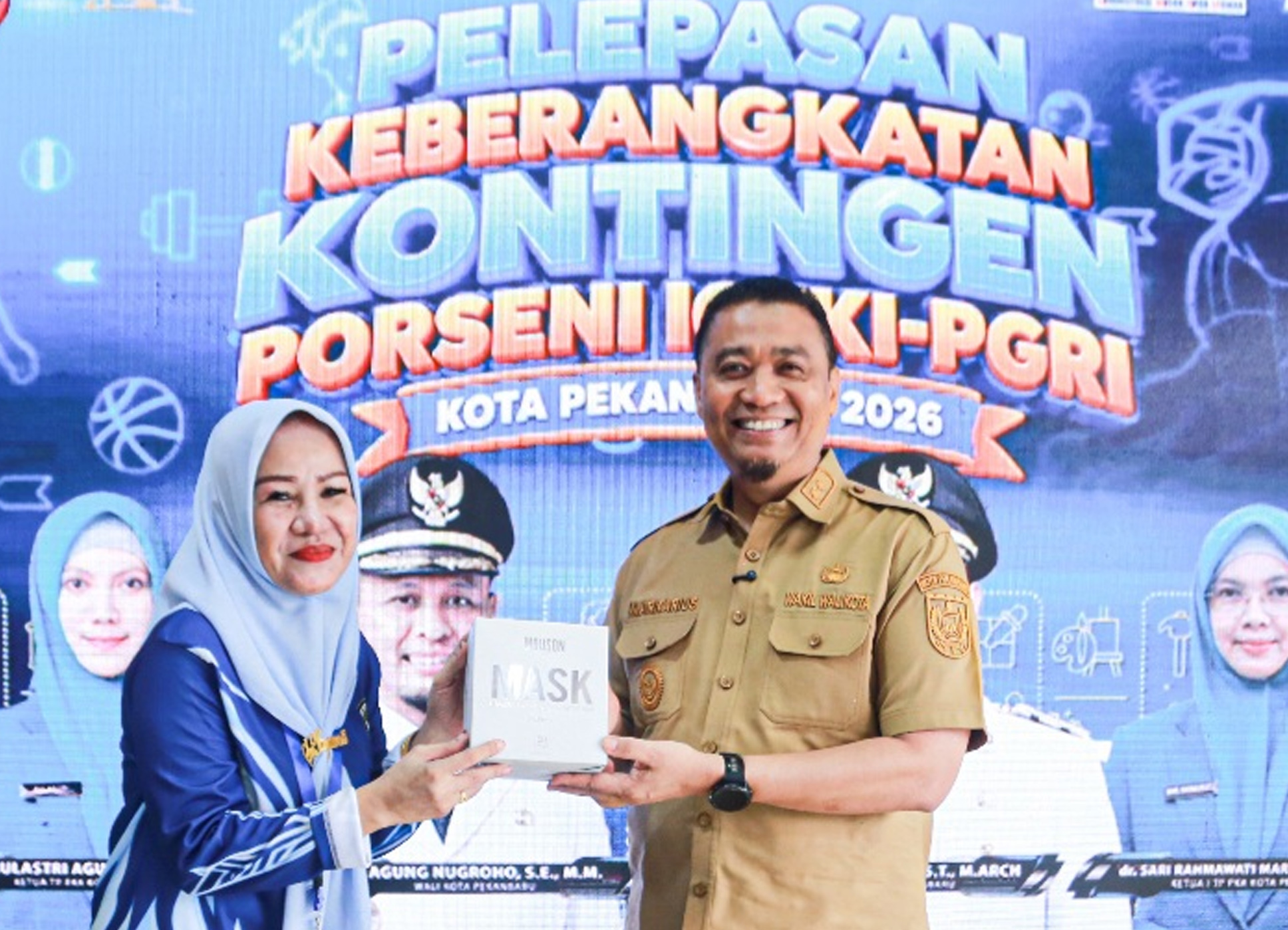 Wawako Markarius Minta Guru TK Pekanbaru Tampil Tanpa Beban di Porseni Riau