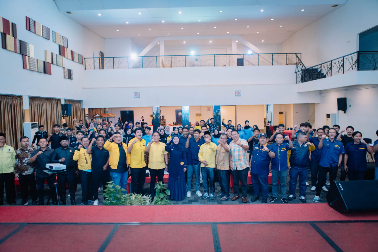 Fraksi Golkar Dumai Kompak Hadiri Pelantikan AMPI, Sewitri Apresiasi Soliditas Kader