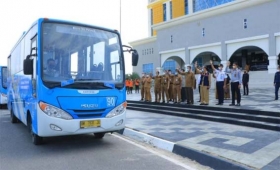 Tiga Hari Gratis Naik Bus TMP dan Parkir di Pekanbaru
