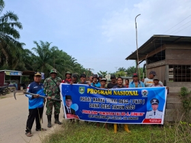 Program PKTD, Pemdes Sungai Linau Goro Bersama Masyarakat 