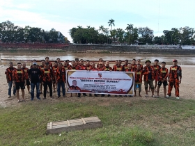 MPP PP Kuansing Bersih-Bersih Sungai Kuantan, Jadi Agenda Rutin