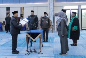 Lantik Pejabat Eselon II, III dan IV, Wawako Pesan Jaga Amanah
