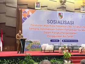 Pemko Pekanbaru Dorong Transisi Air Tanah ke Air Perpipaan untuk Keberlanjutan Lingkungan