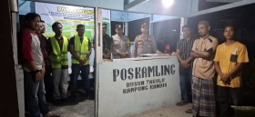 Polsek Kandis Intensifkan Patroli Malam, Cek Pos Siskamling dan Kesiapsiagaan Warga