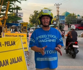 Pemko Pekanbaru Lanjutkan Perbaikan Jalan Rusak, Kali Ini di Rambutan