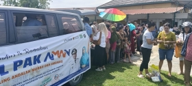 Stok Habis Kurang dari Satu Jam, Warga Tanjung Rhu Rela Antre demi Pangan Murah