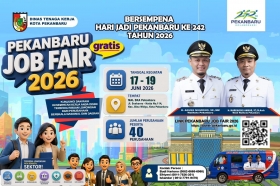 Pekanbaru Job Fair 2026 Dibuka, Pelamar Bisa Daftar Secara Online