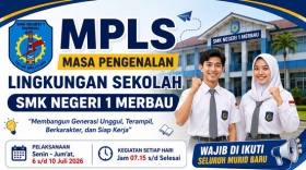 SMKN 1 Merbau Tutup Rangkaian MPLS, Tanamkan Karakter dan Kesiapan Kerja
