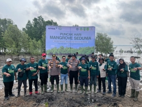Camat Merbau Apresiasi PT RAPP, Forum Mangrove, dan KTH pada Peringatan Hari Mangrove Sedunia
