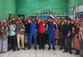 Sambut HUT RI ke-81, Ditpolairud Polda Riau Gelar Program JALUR di Pesisir Meranti