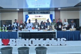 Polres Bengkalis Tangkap Kurir Sabu 28,96 Kg dan 122.629 Butir Ekstasi, Selamatkan 279.893 Jiwa