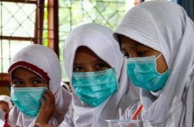 Udara Pelalawan Kurang Sehat, Siswa Wajib Pakai Masker dan Aktivitas Luar Ruangan Dibatasi