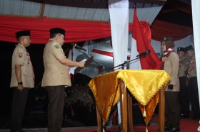 Dilantik sebagai Kamabicab Siak, Bupati Afni Dorong Pramuka Cetak Calon Pemimpin
