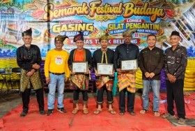 Ratusan Peserta Ramaikan Turnamen Gasing dan Silat Pengantin, Pedagang Lokal Berpeluang Raup Berkah
